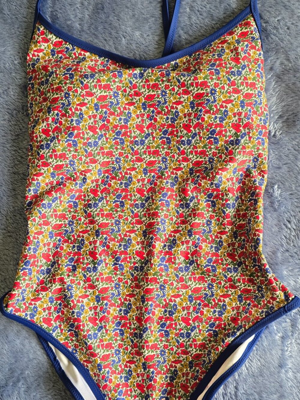 NWT J.Crew Sydney One-Piece Swimsuit Liberty Floral Petal Bud Multi CU299